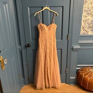 BCBGMaxAzria Blush Moriza Gown